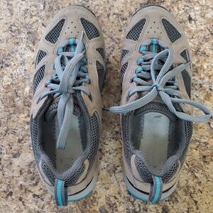 Vasque Brown and Teal Women's Hiking Shoes